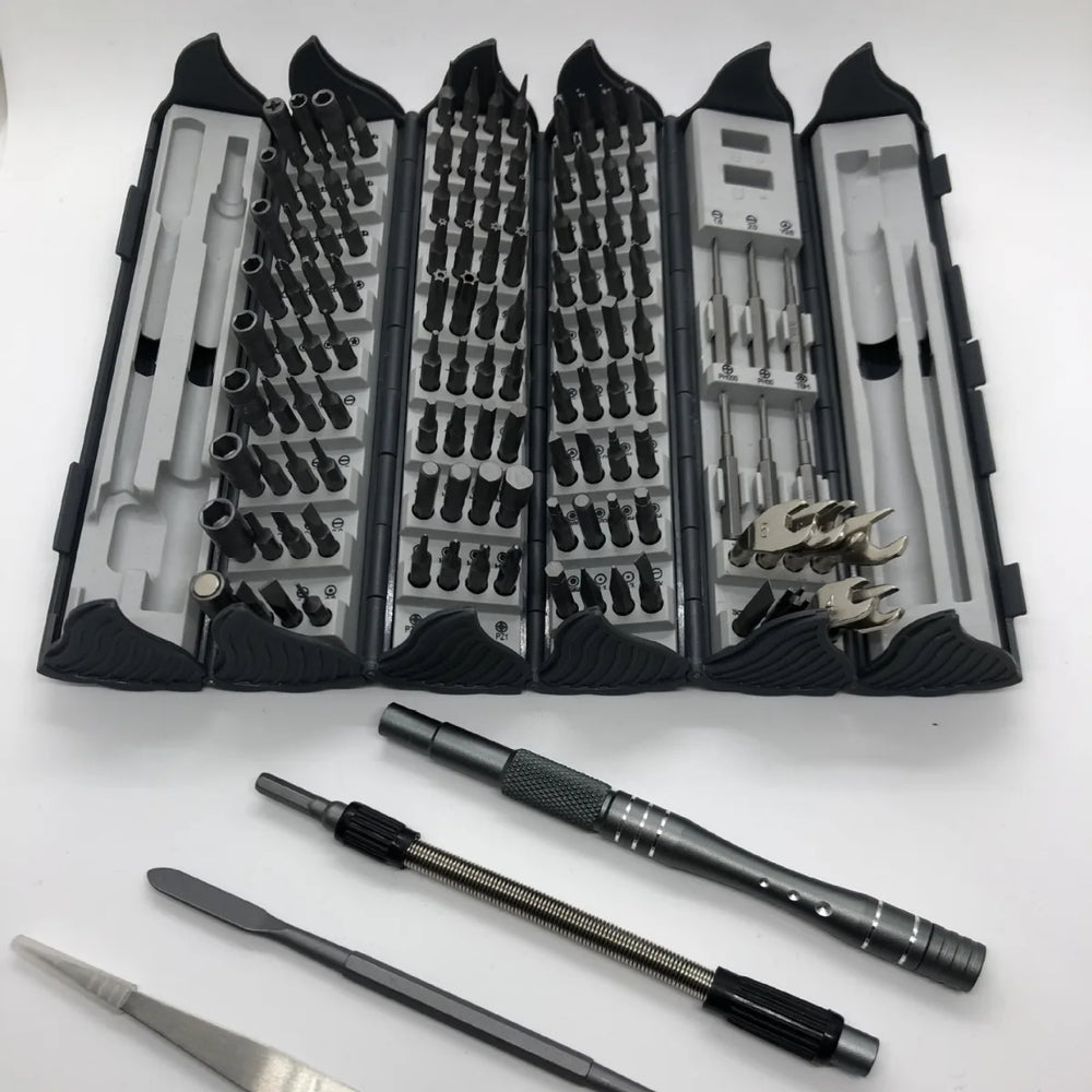 Multi-Function Precision Screwdriver Set 128 in 1 Manual Repair Tools Magnetic Phillips Torx Screw Driver Bits for Iphone PC