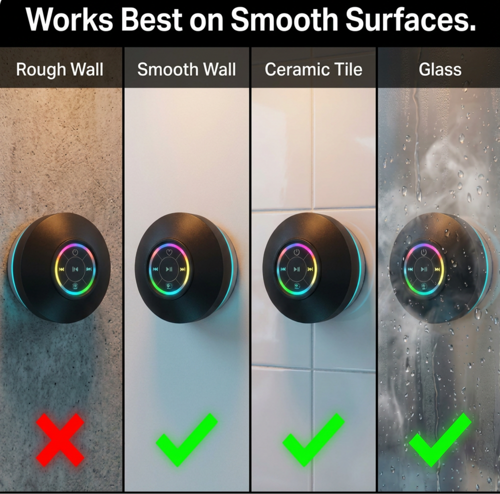 AquaBeat Pro — Waterproof Shower Speaker