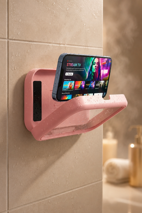 AquaView™ Waterproof Shower Phone Holder