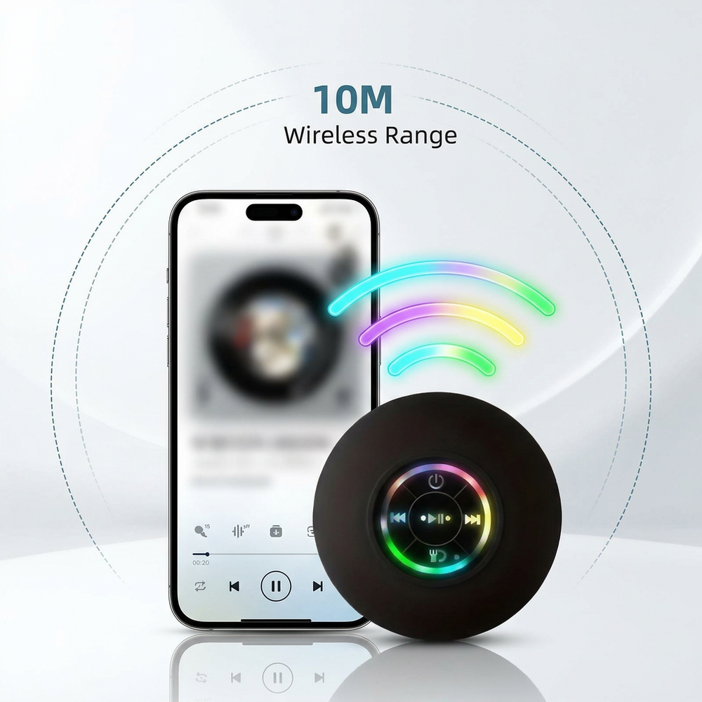 AquaBeat Pro — Waterproof Shower Speaker